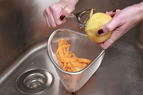 RSVP International Endurance® In-Sink Mesh Colander Strainer Basket, 3 Quart | - Image 5