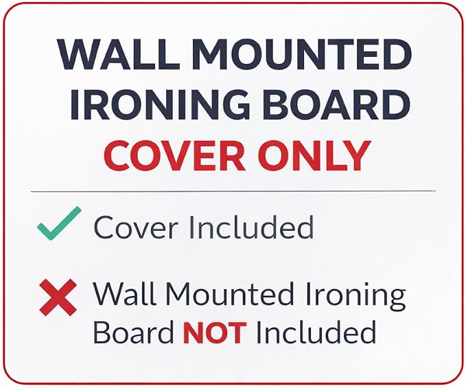 TIVIT Ironing Board Cover for Handi-Press Iron-A-Way Wall Mounted Ironing - Image 2