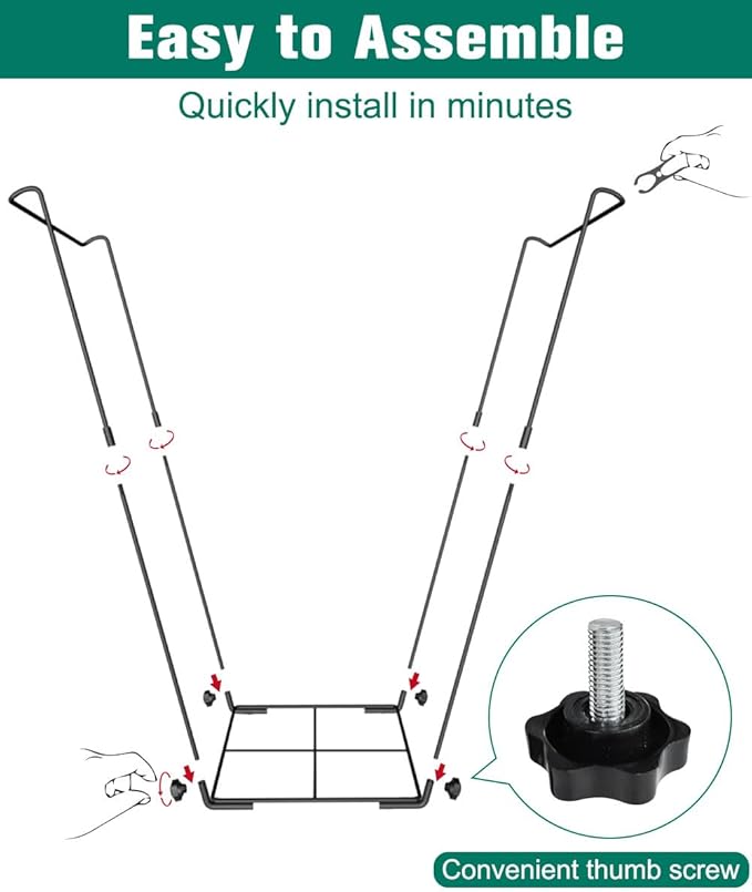 Outdoor Trash Bag Holder Stand - Image 6