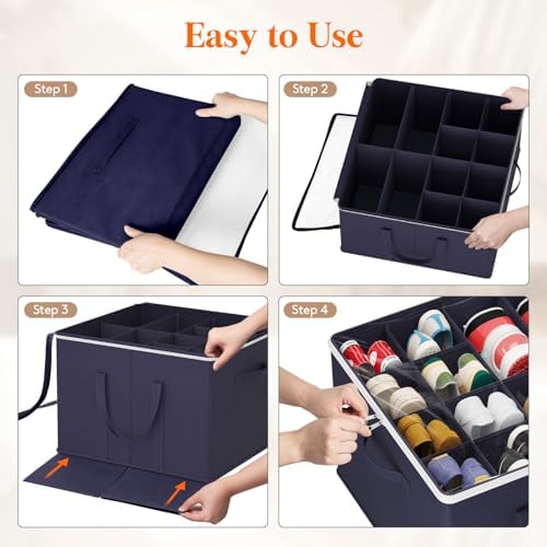 Lifewit Shoe Storage Organizer for Closet, Holder Box, 3 Pack - Image 6