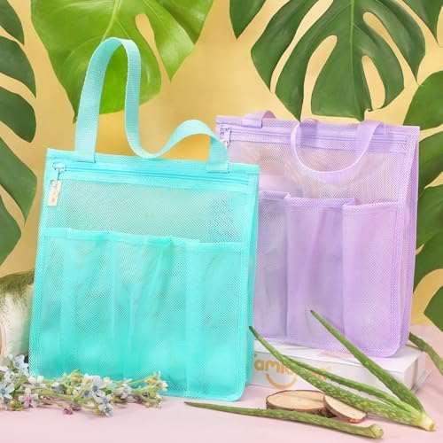 famichan Mesh Shower Caddy Portable, Gym Travel Camp Dorm Room Essentials - Image 7