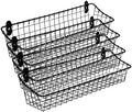 Spectrum Medium Wire Wall Basket Matte Black Rustic Wall Bin, Vintage Wire by Unknown