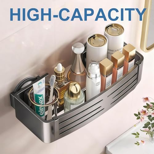 2Pcs Suction Cup Shower Caddy, Upgrade Extra-Strong Suction Shower Shelves - Image 7