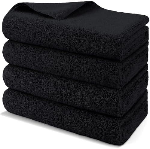 HOMEXCEL Professional Large Microfiber Car Drying Towels 4 Pack by HOMEXCEL