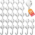 TRYMAG 30LBS Strong Magnetic Hooks, 30 Pack Heavy Duty Swivel Magnet Hooks by TRYMAGMagnets