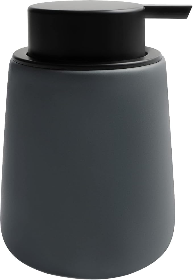 Soap Dispenser Ceramic with Easy-to-Press Pump Hand Lotion Liquid Dispenser by TOOZFO