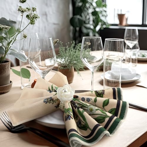 Bencailor 6 Pcs Spring Floral Kitchen Towels Decorative Sets Dish Towels - Image 4