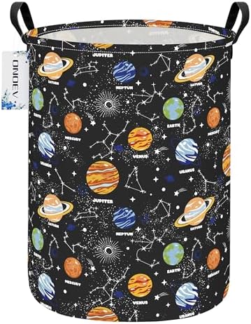 Round collapsible Solar System planet Laundry Hamper by ONOEV