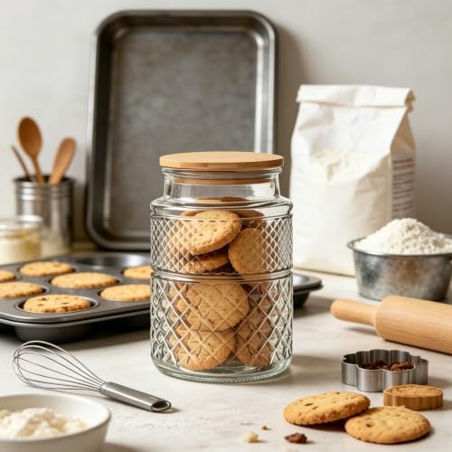 60 FL OZ/0.5 Gal Vintage Glass Food Jar - Image 6