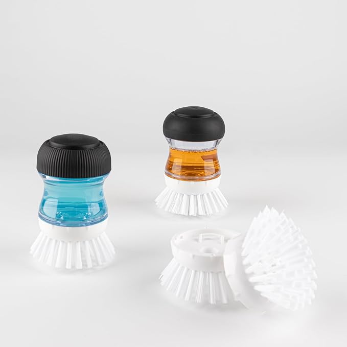 OYV Soap Dispensing Palm Brush Refills, Easy Twist-On Installation, Safe - Image 6