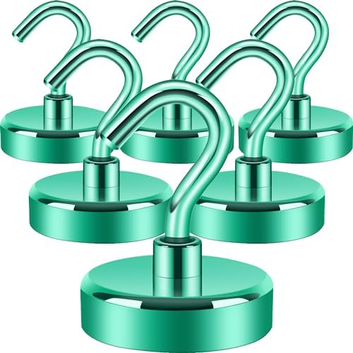 Neosmuk Magnetic Hooks for Cruise Cabins, 85lb+ Heavy Duty, 6 Pack by Neosmuk
