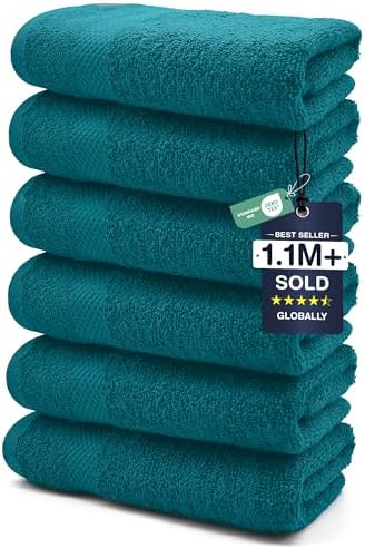 DAN RIVER 6-Pack Premium Hand Towels by DanRiver