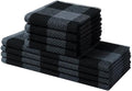 Mordimy 8 Pack Kitchen Towels and Dishcloths Set by Mordimy