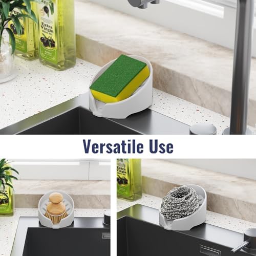 NiHome Silicone Sponge Holder for Kitchen Sink, Fits Scrub Daddy Mommy - Image 6