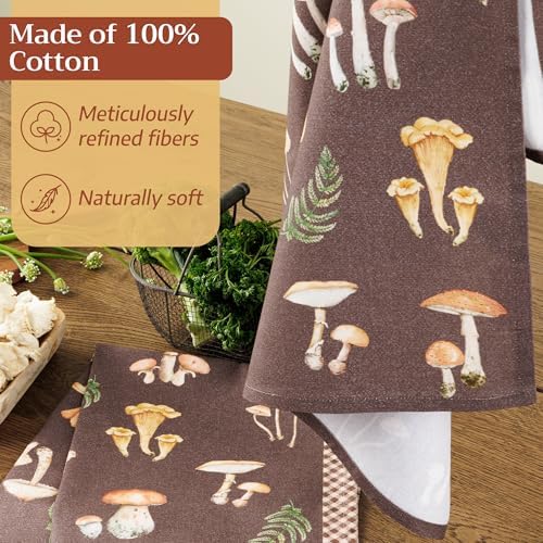 Maison d' Hermine Kitchen Towels Set of 2 Reusable 100% Cotton 27.50" x 20" - Image 4