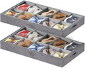 Lifewit 4.3 Inches Under Bed Shoe Storage Organizer Fits 10 Pair Sneakers by Lifewit