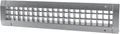 17" x 3" Grille for Round Spiral Duct - Galvanized Steel Register Vent Cover for HVAC Ducting System - 2 Way Adjustable Louver Blades - Air Duct Ventilation Grill Conditioner/Air Exhaust
