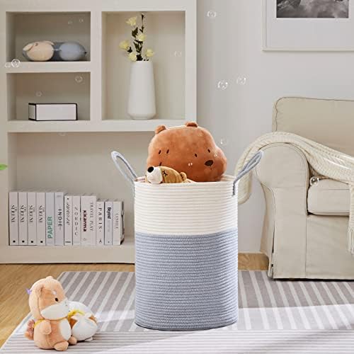 VIPOSCO 72L Tall Woven Laundry Basket Hamper - Image 2