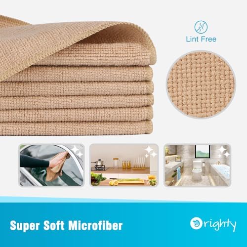 Orighty Microfiber Cleaning Cloth, Cleaning Rags, 12 Pack, 12x11 in - Image 2