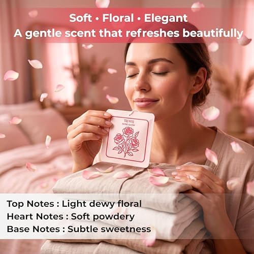 Rose Glow - Scented Sachets for Drawer and Closet Freshener - Pack of 3 - Home - Image 3