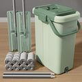 JOYMOOP Flat Mop System, Microfiber Mop and Bucket Set, Household & Commercial by JOYMOOP