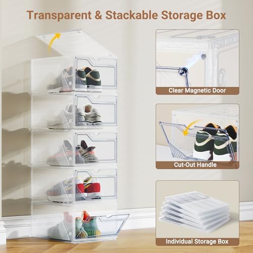 BROVIEW XX-Large Shoe Sneaker Storage Boxes - Image 6
