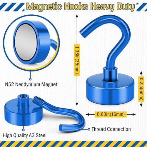 FINDMAG Magnetic Hooks for Cruise Cabins, 28 Pack, 30 LB+ - Image 5