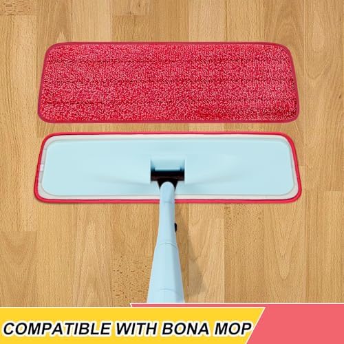 16.5 Inch Reusable Mop Pads Microfiber Spray Mop Replacement Heads - Image 2
