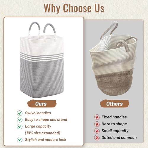 Laundry Basket Hamper, Blanket Storage, Dirty Clothes Hamper - Image 4