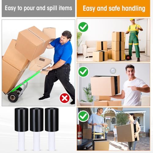 Sherr 20 Pack Mini Shrink Wrap Stretch Film 5 Inch x 800 Feet Roll - Image 5