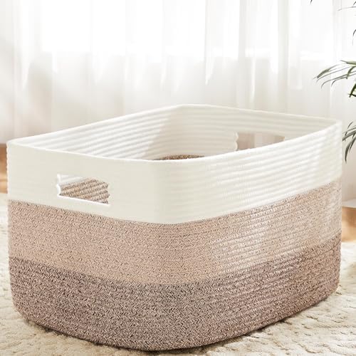 Artfeel Blanket Basket, Rectangle Woven Baskets by Artfeel