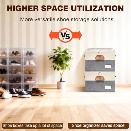 2 Pack Shoe Organizer for Closet - Image 4