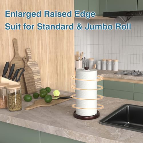 Oil Rubbed Bronze Paper Towel Holder Countertop, Bronze Kitchen Accessories - Image 2