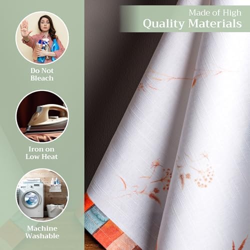 Maison d' Hermine Kitchen Towels Set of 3 Reusable 100% Cotton 27.50" x 20" - Image 3