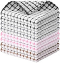 Kitinjoy Cotton 8 Pack Terry Kitchen Dish Cloths, Mix Color by Kitinjoy