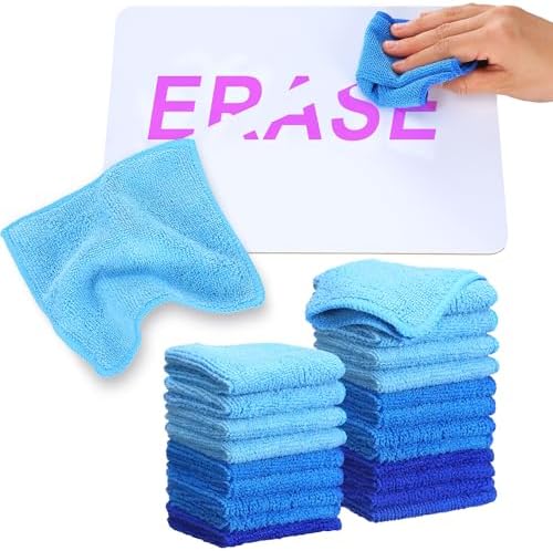 Tanlade 30 Pcs Dry Erase Cloth, 6 X 6 Inch by Tanlade