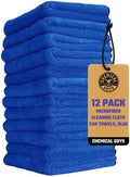 Chemical Guys, Professional Microfiber Towels, 16 x 16 in, 12 Pack by ChemicalGuys