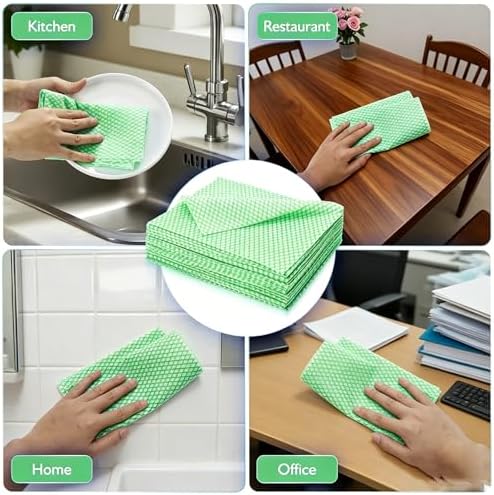 60Pack Disposable Dish Cloths for Kitchen, 13.8x15.7 Cleaning Wipes - Image 7