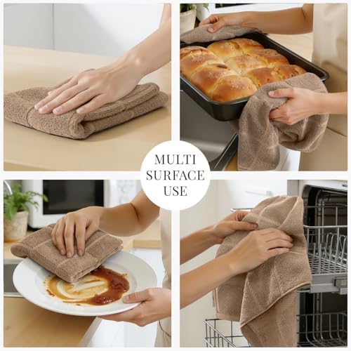 Homaxy 100% Cotton Kitchen Towels 18"x28", 6 Pack Dish Towels - Image 5