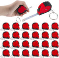 24 Pieces Mini Tape Measure Keychains 3 ft Small Retractable Measuring Tape by zsccxq