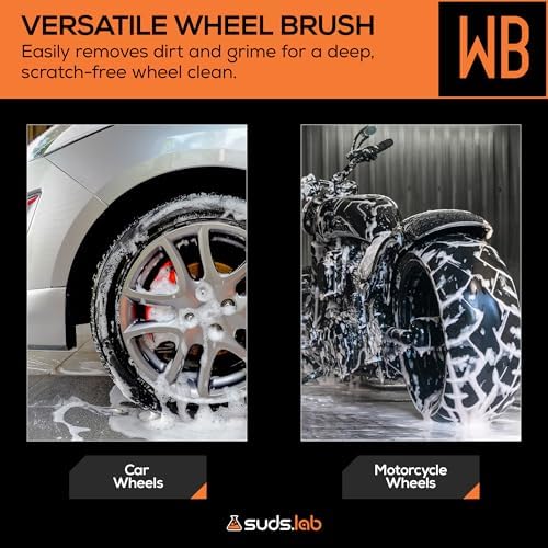 Suds Lab WB Premium Detailing Wheel Brush, Ultra-Soft, All Vehicles - Image 6