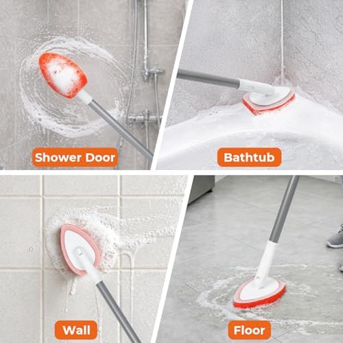 6PCS Shower Scrubber Scouring Pads, Refill Pads - Image 4