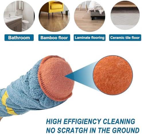 Self-Wringing Twist Mop for Floor Cleaning, Microfiber Cloth Floor mop - Image 3