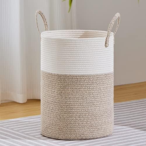 VIPOSCO 53L Tall Woven Laundry Basket Hamper by VIPOSCO