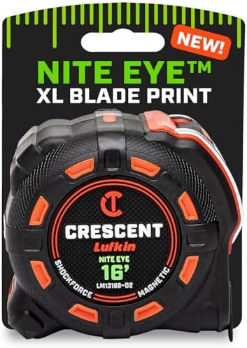 Crescent Lufkin 16' SHOCKFORCE NITE EYE Magnetic Tape | LM1316B-02 by Unknown