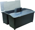 Extra Large 2 Compartment Cleaning Caddy Bucket Tool Supply Organizer with Handle