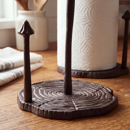 Maxdot Mushroom Paper Towel Holder 8.27 x 15 x 13.4 Inch Cast Iron Paper Towel - Image 5