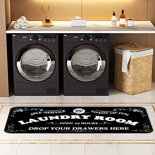 Laundry Room Long Rug Area Rug Non-Slip Floor Mat Waterproof Farmhouse Carpet - Image 3