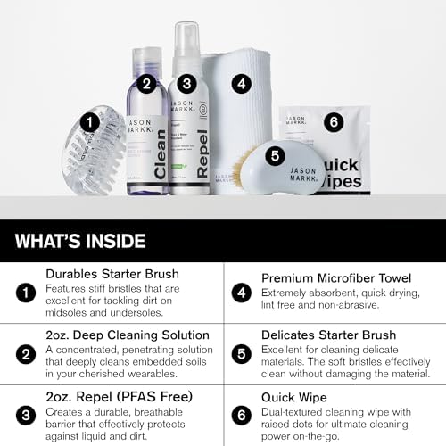 Jason Markk Starter Box, Shoe Cleaning Kit, 6-Piece Set, Deep Cleaning Solutions - Image 3