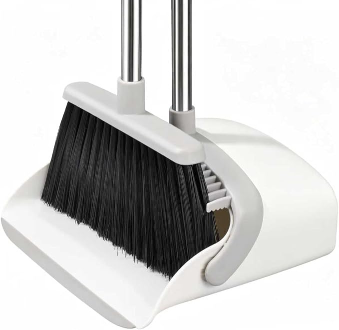 Broom with Dustpan Combo Set, Hand Broom and Dustpan Set by Unknown